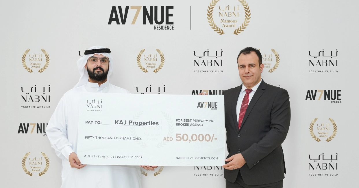 AED 50,000 Cash Prize For Best Performing Broker Agency for AVENUE RESIDENCE 7 | NABNI DEVELOPMENTS